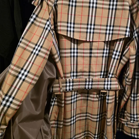 BURBERRY Vintage Check Trench Coat – Women’s Size 10 – BRAND NEW - Picture 2 of 10
